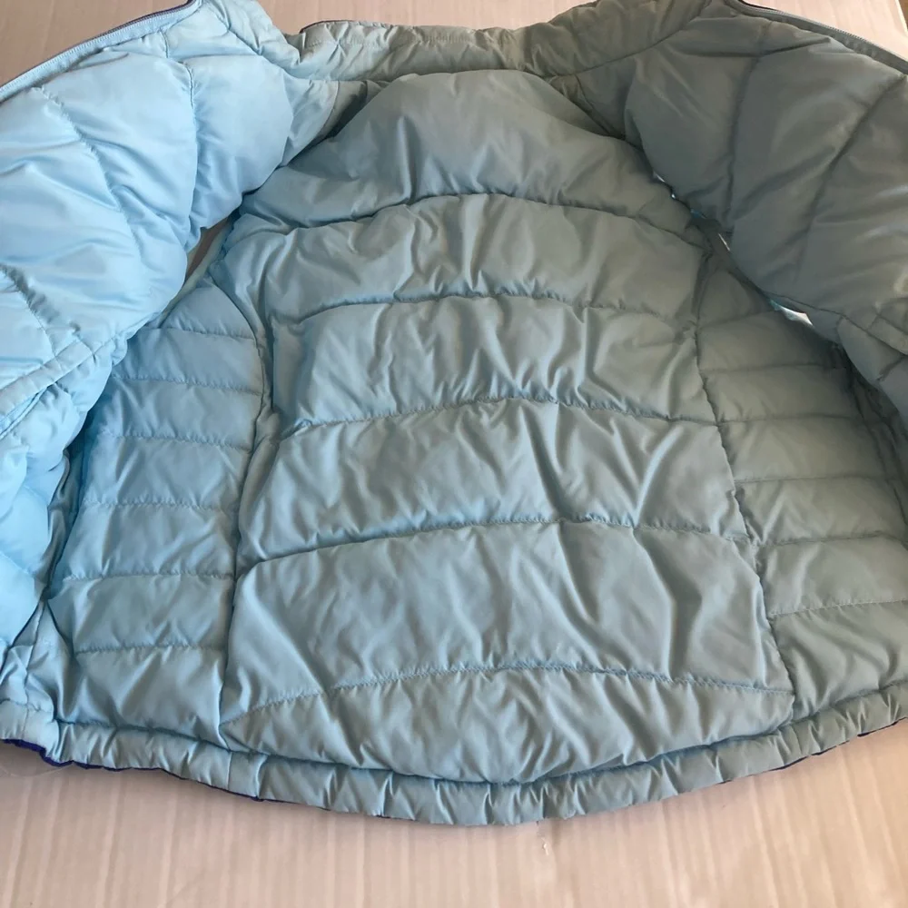 L.L.Bean Puffer Down Filled Vest Zipper Reversible Women’s Size Large - Picture 4 of 9
